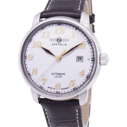Refurbished Zeppelin LZ127 Graf White Dial Germany Made Automatic 76561 Mens Watch