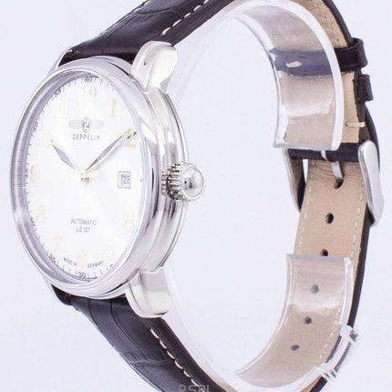 Refurbished Zeppelin LZ127 Graf White Dial Germany Made Automatic 76561 Mens Watch