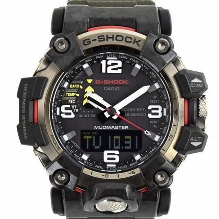 Reloj Casio G-Shock Mudmaster analógico digital con correa de resina, esfera negra, solar, GWG-2000-1A3, 200 m, para hombre, reacondicionado