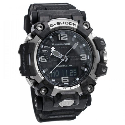 Reloj Casio G-Shock Mudmaster analógico digital con esfera negra y correa solar GWG-2000-1A1, 200 m, para hombre, reacondicionado