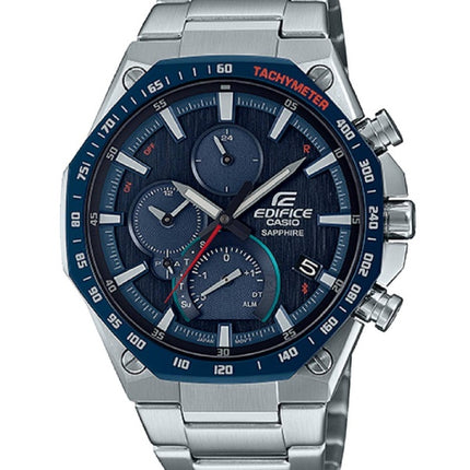 Reloj Casio Edifice con Bluetooth, taquímetro, analógico, solar, EQB-1100XDB-2A, 100 m, para hombre, reacondicionado