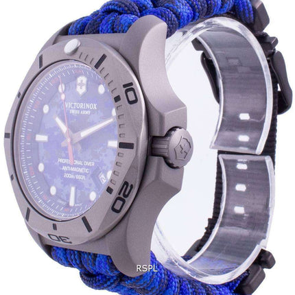 Victorinox Swiss Army INOX Professional Diver Titanium Anti-Magnetic 241813 Quartz 200M Reloj para hombre