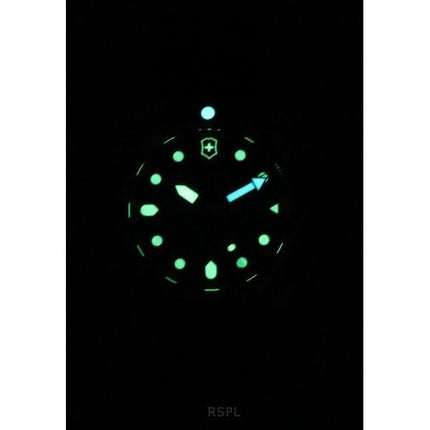 Reloj automático para hombre Victorinox Swiss Army Dive Pro con correa de caucho y esfera negra 241994 300M