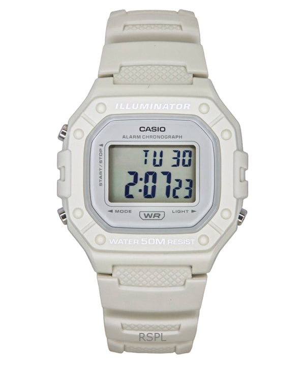 Reloj unisex Casio Youth Digital Resin Strap Quartz W-218HC-8AV
