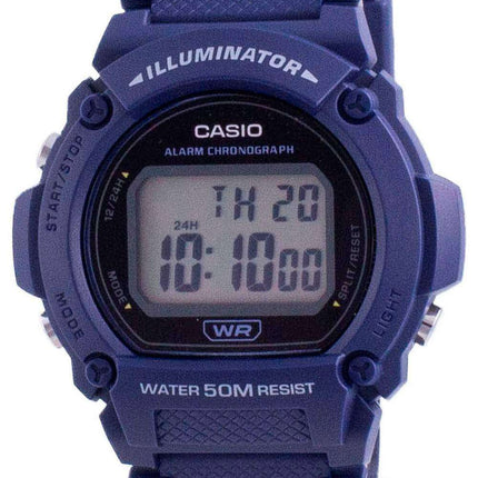 Reloj Casio Youth Illuminator Digital W-219H-2A W-219H-2 para hombre