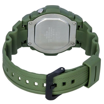 Reloj Casio Standard Illuminator digital con correa de resina verde de cuarzo W-219HC-3B para hombre