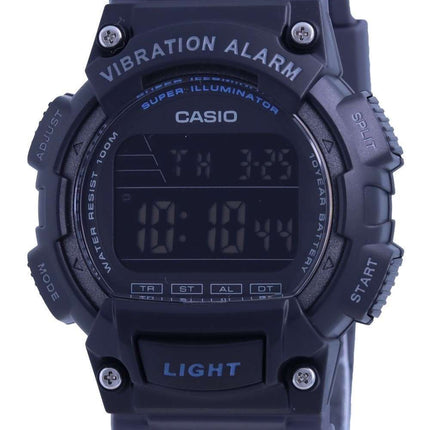 Reloj Casio Youth Resin Band Digital W-736H-8B W736H-8 100M para hombre