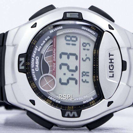 Casio Digital deportivo marea gráfico iluminador W-753-1AVDF W-753-1AV reloj de hombres