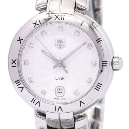Tag Heuer Link pulsera Diamante Dial WAT1311. BA0956 reloj de mujeres