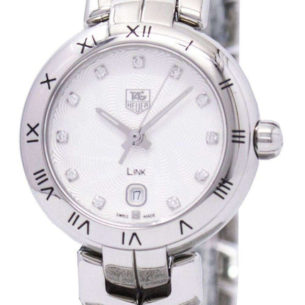 Tag Heuer Link pulsera Diamante Dial WAT1411. BA0954 reloj de mujeres