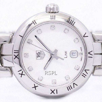 Tag Heuer Link pulsera Diamante Dial WAT1411. BA0954 reloj de mujeres
