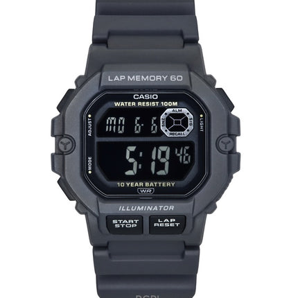 Reloj Casio Standard Digital con correa de resina de cuarzo WS-1400H-8BV 100M para hombre