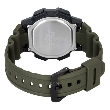 Reloj Casio WS-1800-3AV de cuarzo con correa de resina digital para hombre, 100 m