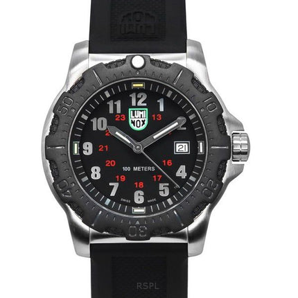 Reloj de cuarzo para hombre Luminox G-Collection Manta Ray Carbonox con correa de poliuretano y esfera negra X2.2132 100M