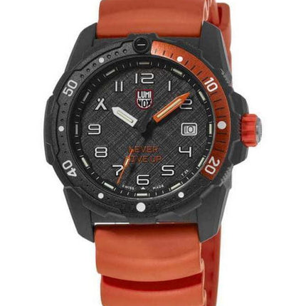Luminox Bear Grylls Survival Never Give Up Reloj para hombre XB.3729.NGU 200M de cuarzo con esfera negra y edición limitada