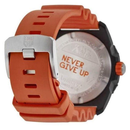 Luminox Bear Grylls Survival Never Give Up Reloj para hombre XB.3729.NGU 200M de cuarzo con esfera negra y edición limitada
