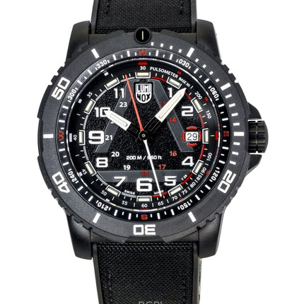 Reloj Luminox ICE-SAR Arctic para hombre, correa de caucho, esfera negra, cuarzo, buceo XL.1081, 200 m