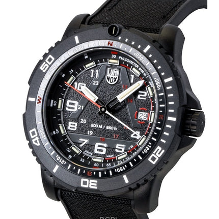 Reloj Luminox ICE-SAR Arctic para hombre, correa de caucho, esfera negra, cuarzo, buceo XL.1081, 200 m