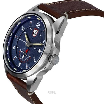 Reloj de buceo Luminox Atacama Adventurer Field con correa de cuero y esfera azul de cuarzo XL.1763 200M para hombre