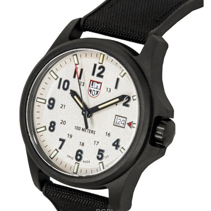 Luminox Atacama Field - Reloj de cuarzo para hombre (correa de caucho negra, esfera gris, XL.1971.SET 100M, con correa adicional)