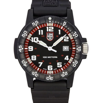 Reloj para hombre Luminox SEA Turtle Giant con correa de plí¡stico y esfera negra de cuarzo XS.0335 100M
