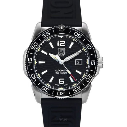 Reloj automático Luminox Pacific Diver XS.3101 200M para hombre con correa de caucho y esfera negra