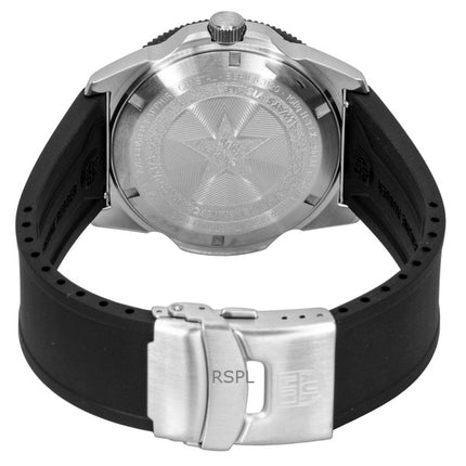 Reloj de buceo Luminox Pacific Diver XS.3121.1 para hombre, con correa de caucho, esfera negra y movimiento de cuarzo, resistente al agua hasta 200 metros.