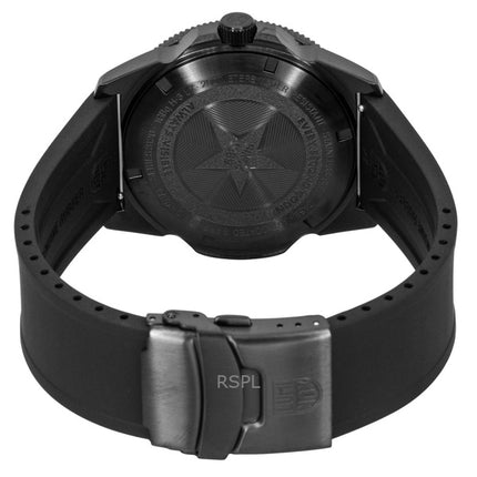 Reloj de buceo Luminox Pacific Diver XS.3123.B para hombre, 200 m, con correa de caucho y esfera azul con efecto rayos de sol.