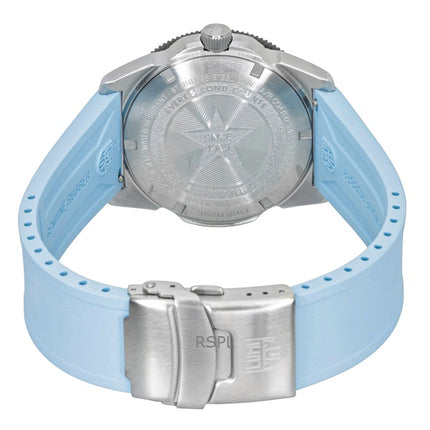Reloj de buceo Luminox Pacific Diver Ripple XS.3124M, unisex, con correa de caucho, esfera de nácar y movimiento de cuarzo, resistente al agua hasta 200 metros.