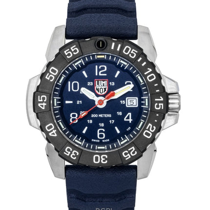 Reloj de buceo Luminox Navy Seal XS.3253.CB de cuarzo con correa de caucho y esfera azul para hombre, 200 m