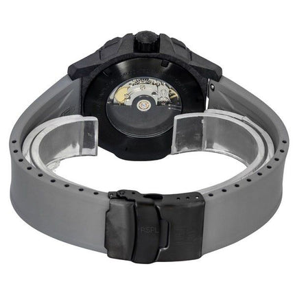 Luminox Master Carbon SEAL Correa de caucho gris Esfera negra Reloj automático suizo Diver's XS.3862 200M para hombre