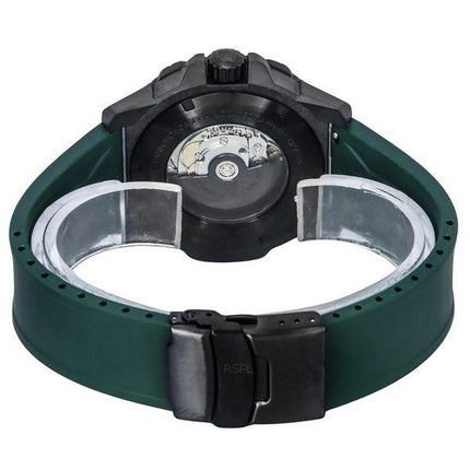 Luminox Master Carbon SEAL Correa de caucho verde Esfera negra Reloj automático suizo Diver's XS.3877 200M para hombre