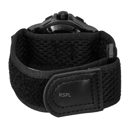 Reloj de buceo Luminox Navy Seal Military con correa de caucho, esfera negra, cuarzo XS.4231.SET, 200 m, para hombre, con set de regalo.