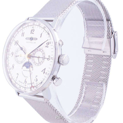 Reloj de hombre Zeppelin Hindenburg Z7036M1 Quartz Moon Phase