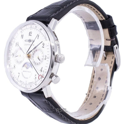 Reloj Zeppelin LZ 129 Hindenburg para hombre, fabricado en Alemania, 7037-1, 70371, reacondicionado