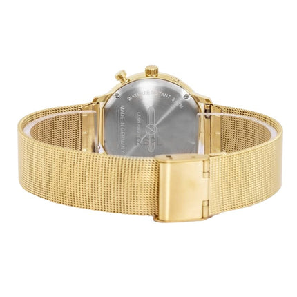 Zeppelin LZ129 Hindenburg Fase lunar Esfera plateada Cuarzo 7039M-1 7039M1 Reloj para mujer