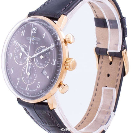 Zeppelin Hindenburg LZ129 7084-2 70842 Reloj cronógrafo de cuarzo para hombre