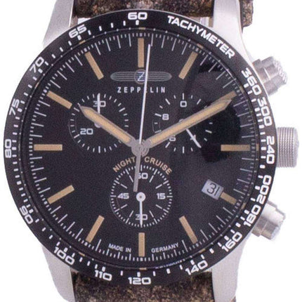 Zeppelin Night Cruise Chronograph Quartz 7296-2 72962 100M Reloj para hombre