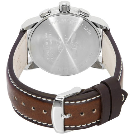 Zeppelin 100 Jahre Cronógrafo Correa de cuero Esfera beige Cuarzo 76746 Reloj para hombre