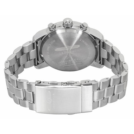 Zeppelin 100 Jahre Cronógrafo Acero inoxidable Esfera blanca Cuarzo 7680MB1 Reloj para hombre