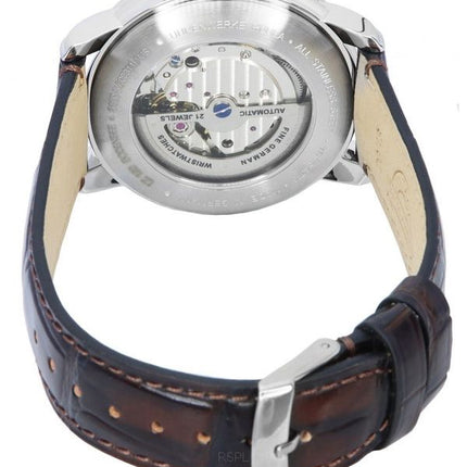 Zeppelin LZ 120 Bodensee Correa de cuero Beige Dial Automático 81605 Watch de Men es