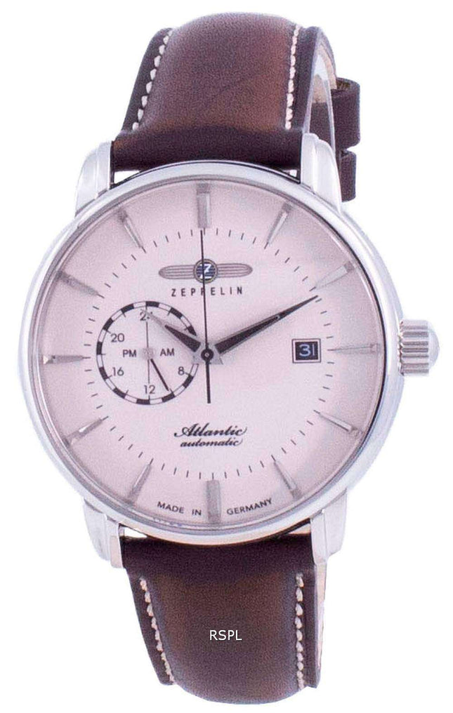 Zeppelin Atlantic Beige Dial Automatic 8470-5 84705 Reloj para hombre