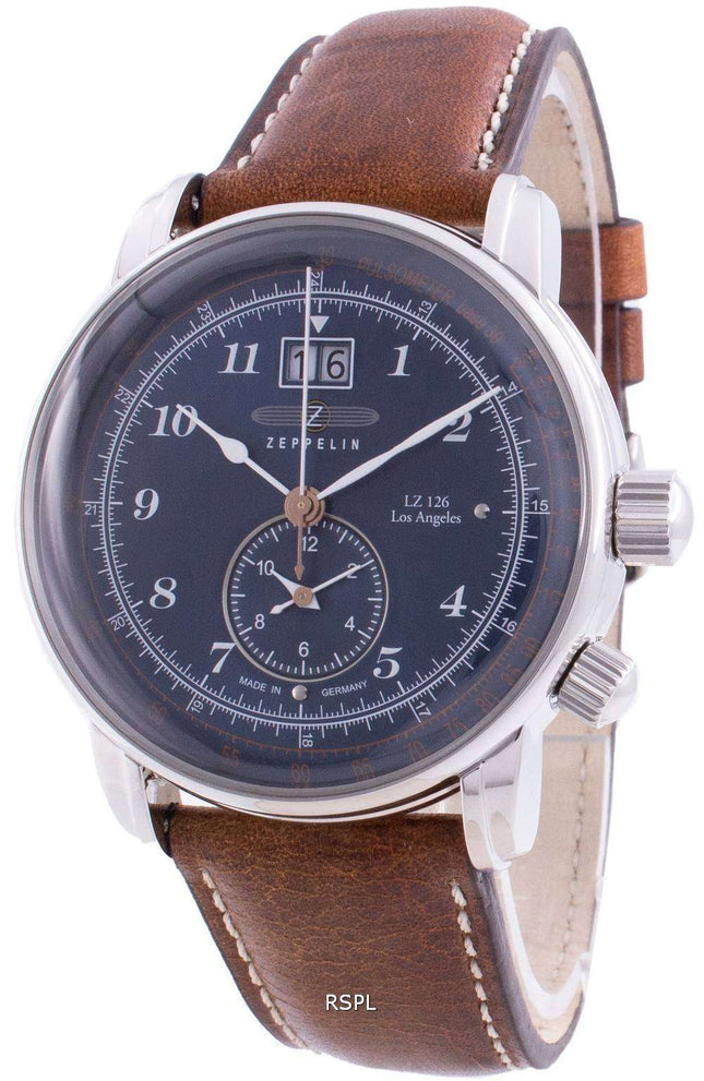 Zeppelin LZ126 Los Angeles 8644-3 86443 Reloj de pulso de cuarzo para hombre