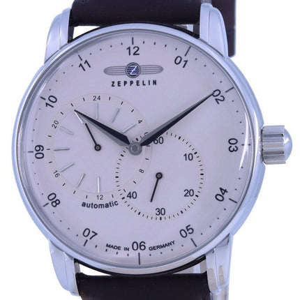 Reloj Zeppelin New Captain's Line automático con esfera beige 8662-5 86625 para hombre reacondicionado