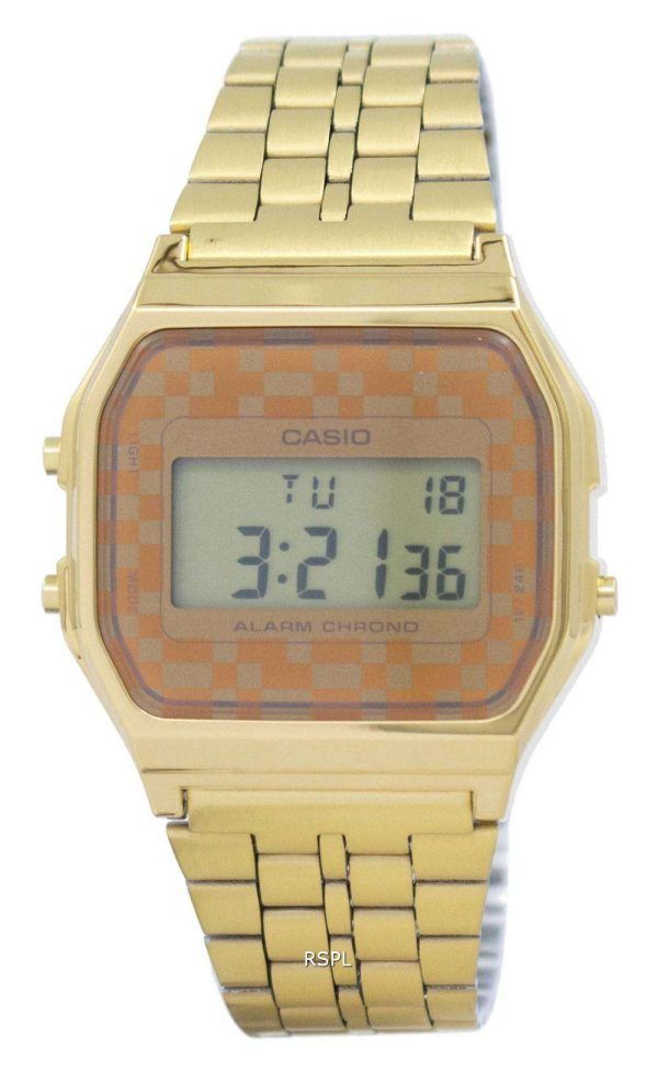 Reloj Vintage Casio cron√≥grafo alarma Digital A159WGEA-9A hombres