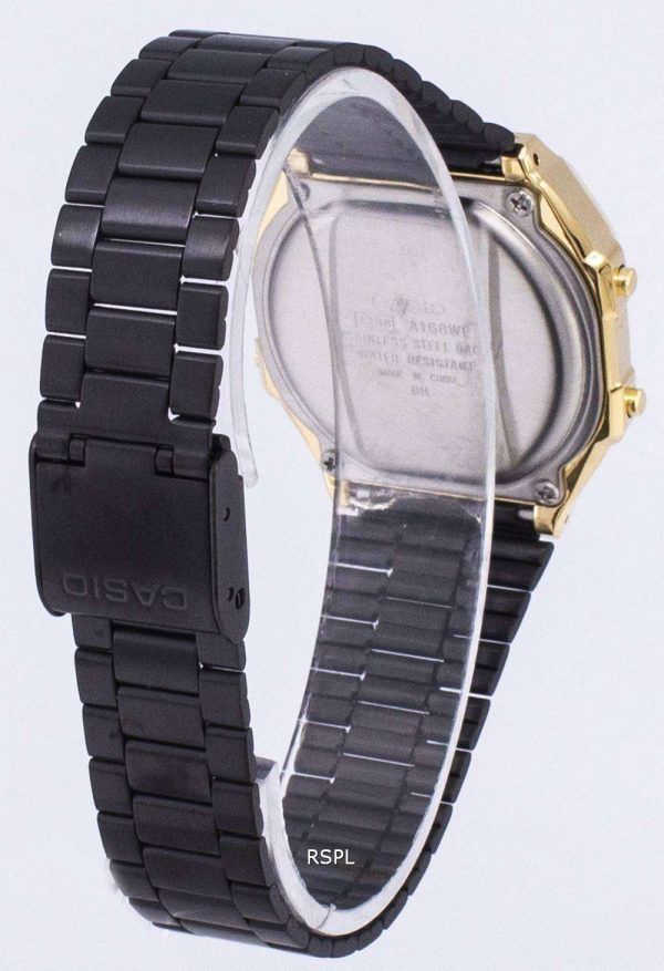 Reloj Unisex Casio Vintage cron√≥grafo alarma Digital A168WEGB-1B