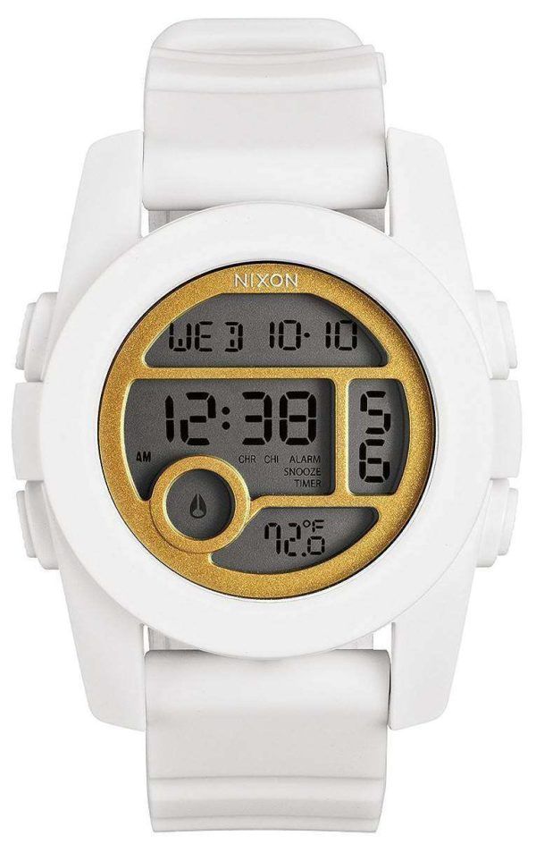 Reloj Nixon unidad 40 hora Dual alarma Digital A490-1035-00 de las mujeres