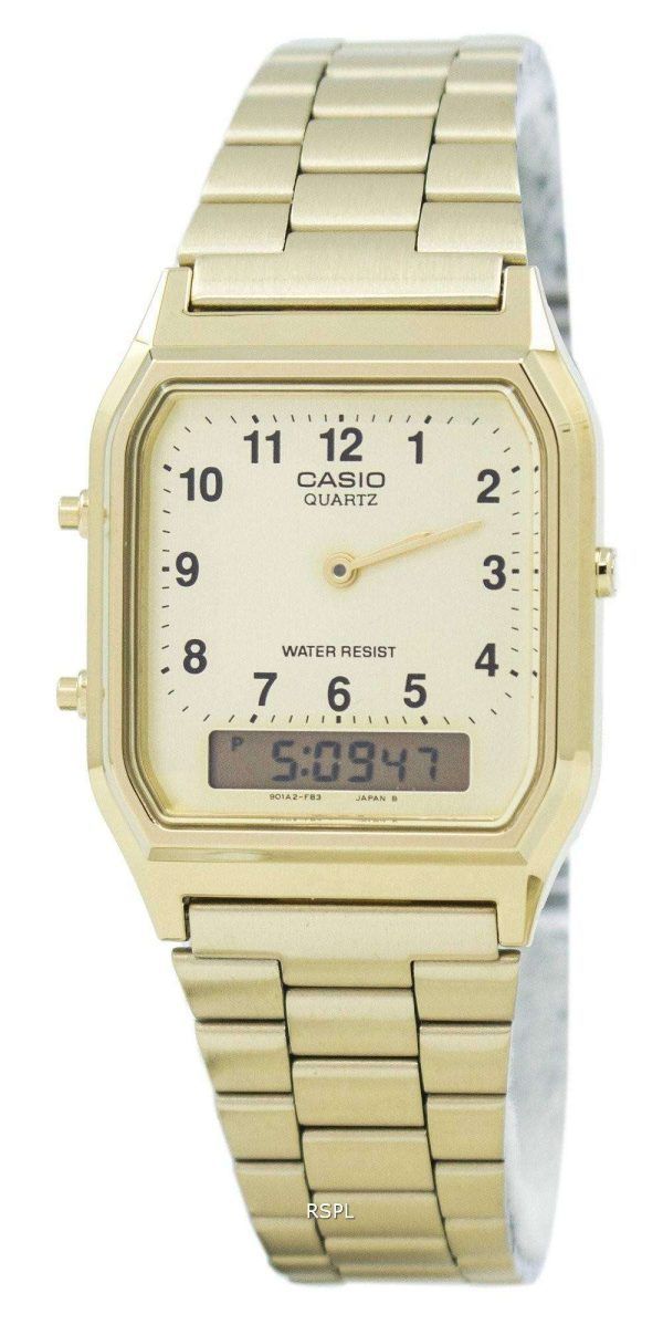 Reloj Casio cuarzo anal√≥gico-digital AQ-230GA 9B varonil