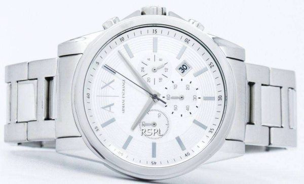 Armani Exchange Cronógrafo Dial de plata-tono AX2058 reloj de hombres