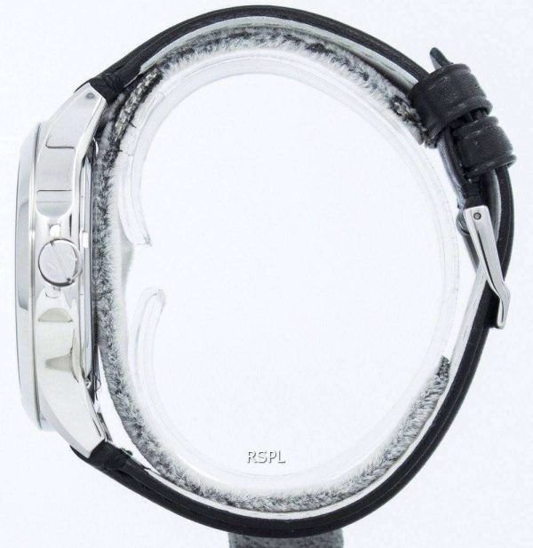 Armani Exchange negro cuero correa AX2101 reloj de hombres